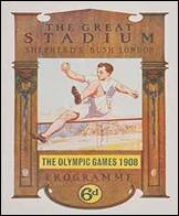 Pôster dos Jogos Olímpicos de Verão - Londres 1908